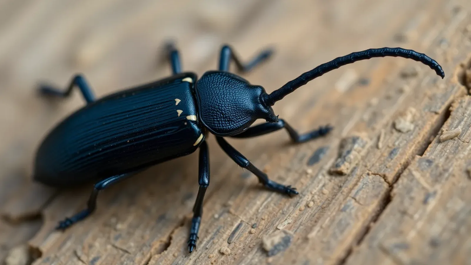 House Longhorn Beetle (Hylotrupes bajulus)