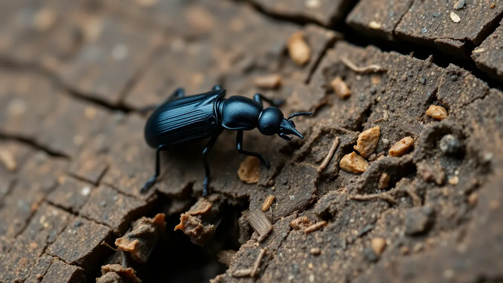Wood-Boring Weevil (Euophryum confine)